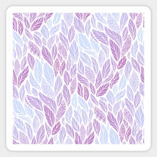 Abstract Pattern with Floral Motifs Sticker